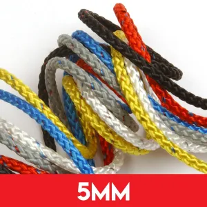 5mm 8 Plait Pre-Stretched Polyester Rope