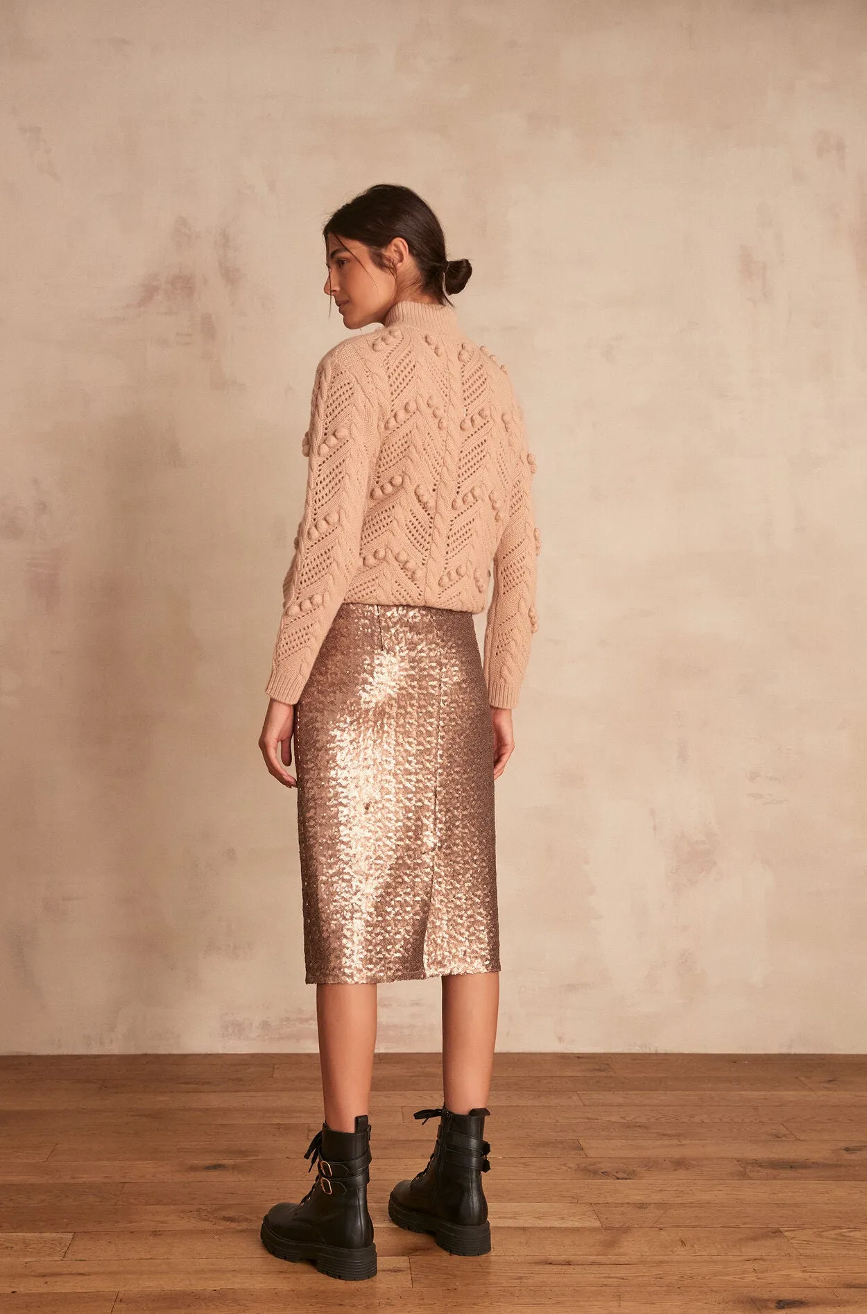 ARIEL SEQUINNED SKIRT