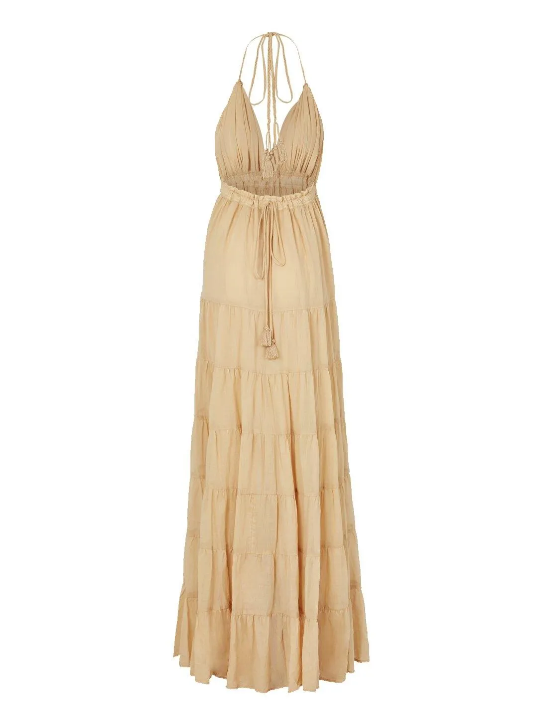 LOLA BOHEMIAN HALTER MAXI DRESS