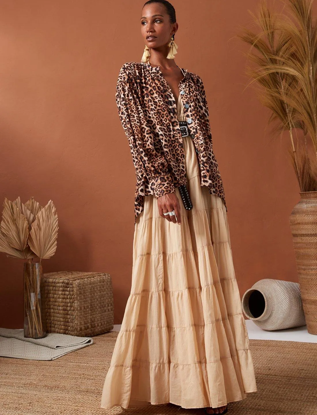 LOLA BOHEMIAN HALTER MAXI DRESS