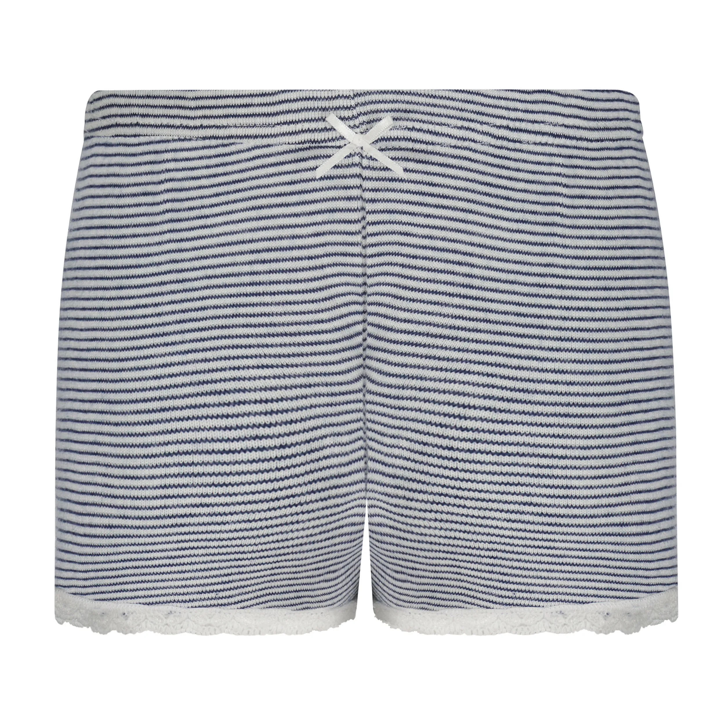 Polkadot GIRLS SHORT Navy Skinny Stripe -Restocked