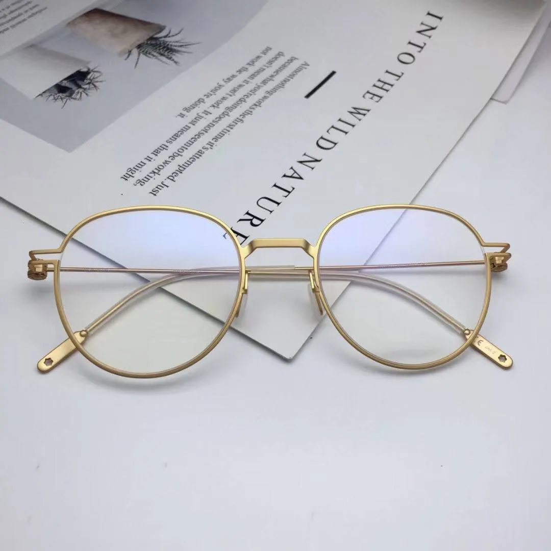 Vintage Round Big Face Prescription Glasses Frame
